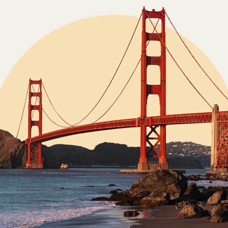 The San Francisco Bridge.